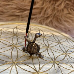 Røgelsesholder – Oprejst Skildpadde