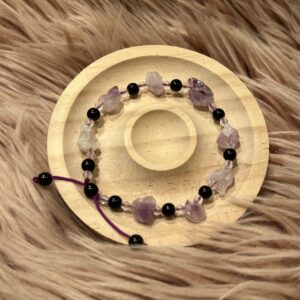 Rå Amethyst Armbånd