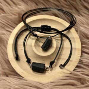 Tourmaline Halskæde og Armbånds Sæt