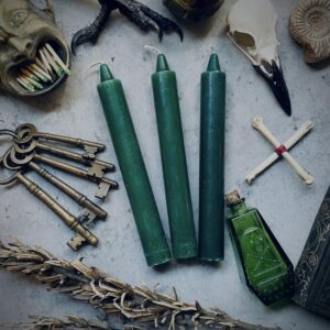 Grønt Spell Lys – 1 stk