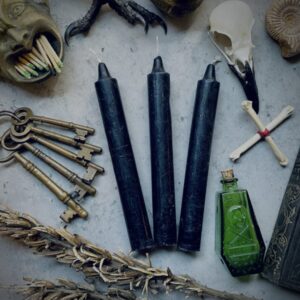 Sort Spell Lys – 1 stk