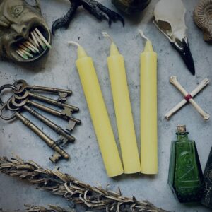 Gult Spell Lys - 1 stk