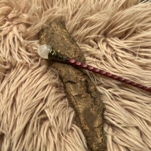 Tryllestav med Rosenkvarts Sten