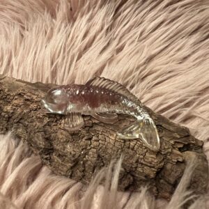 Resin Koi Karpe med Strawberry Quartz