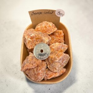 Rå Orange Calcite