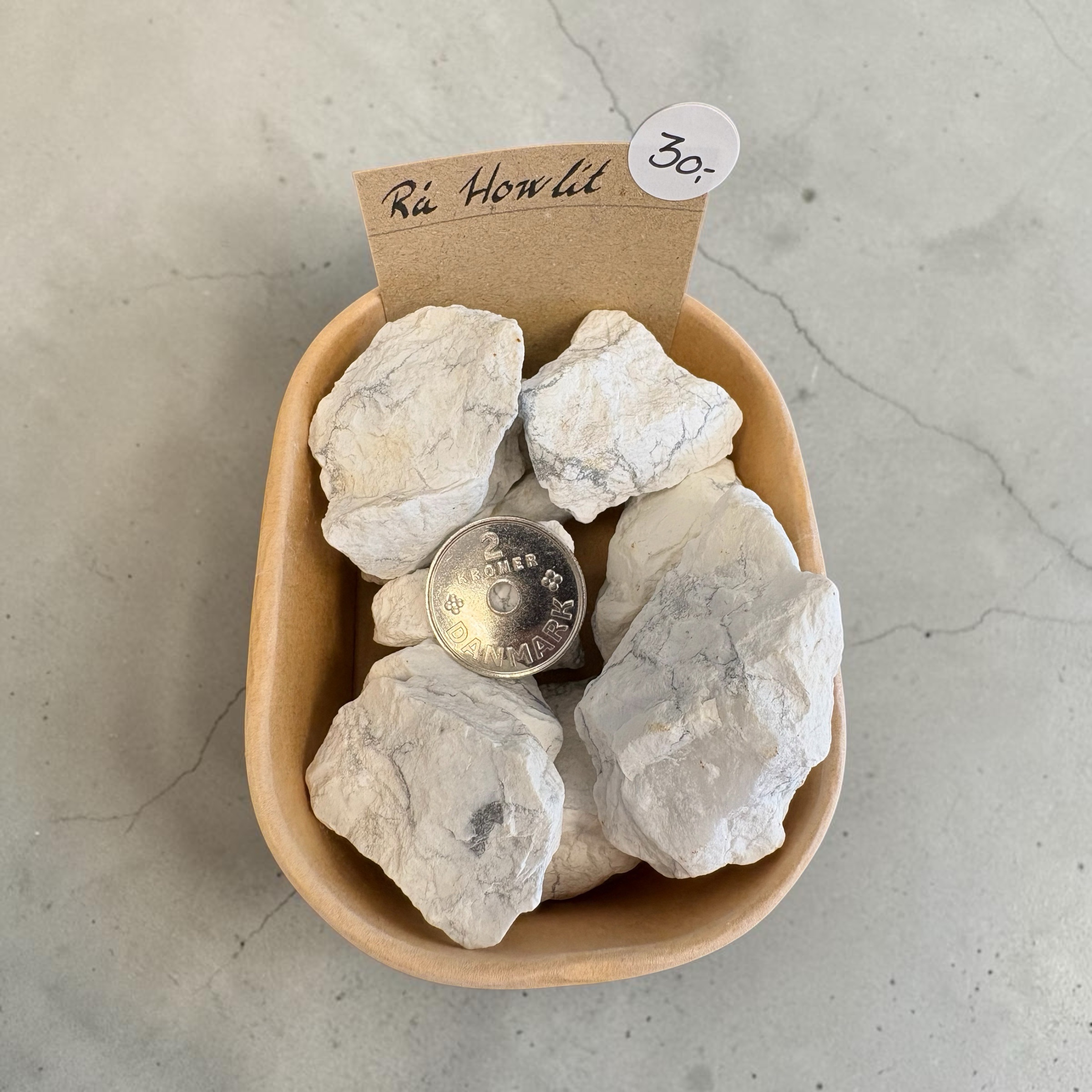 Rå Howlite