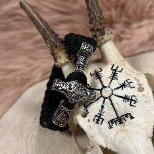 Armbånd med Thors Hammer Lås
