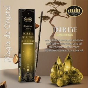 Magia de Cristal – Tiger Eye Røgelse med Krystal