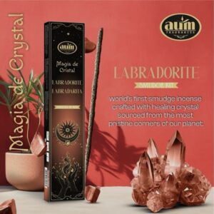 Magia de Cristal – Labradorite Røgelse med krystal