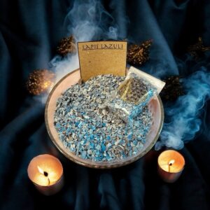 Lapis Lazuli chips til spell work – 6,5 x 4 cm