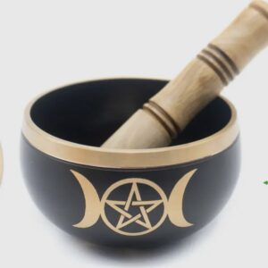 Syngeskål med Triple Moon & Pentagram