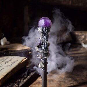 Tryllestav med Amethyst & Slange