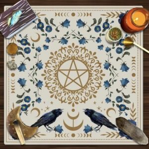 Altar Cloth – Pentagram & Ravens (Light Edition)