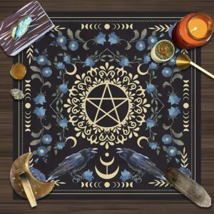 Altar Cloth – Pentagram & Ravens