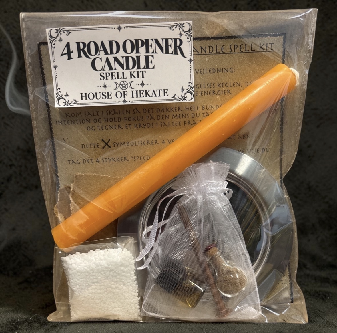 4 Road Opener – Dressed Candle Spell Kit
