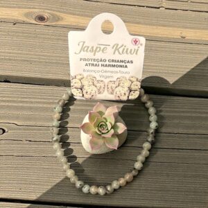 Kiwi Jaspis armbånd