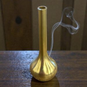 Røgelsesholder i messing  (5 cm)