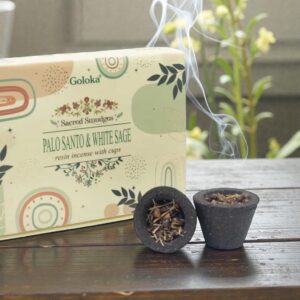 Goloka Palo Santo & White Sage – Renselsesrøgelse (6 stk.)