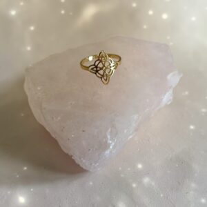 Hekseknude Ring – Guld