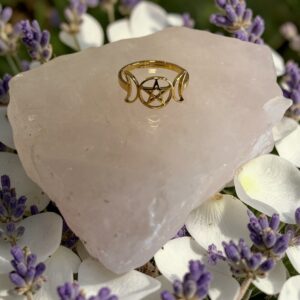 Triple Moon Ring – Guld