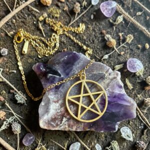 pentagram halskæde