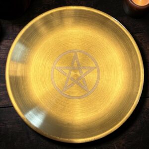 Pentagram Ritualskål – Gylden