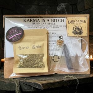 Karma Is A Bitch – Burn Jar Spell Kit