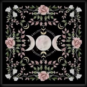 Alterklæde – Triple Moon & Roser