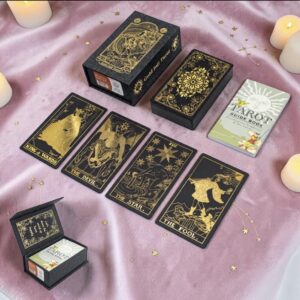 Tarotkort med guldfolie